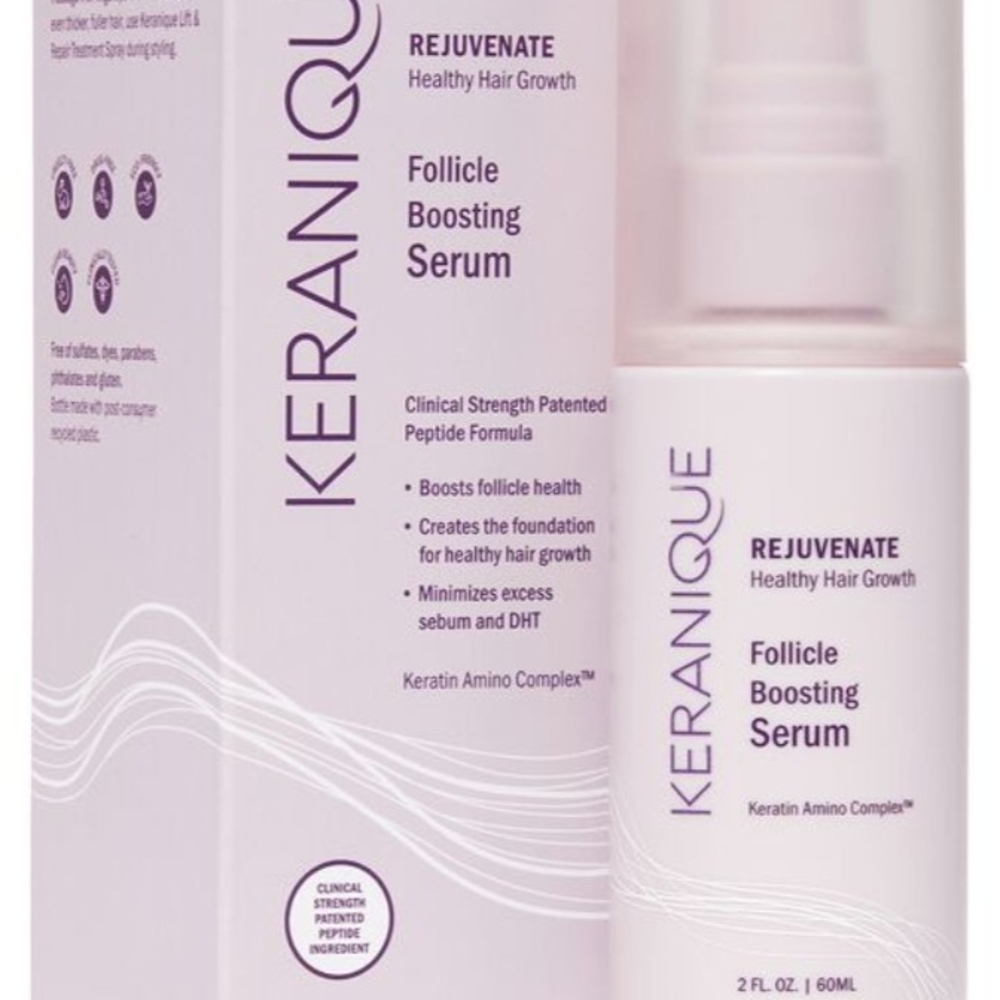 Keranique Shampoo,Conditioner, Follicle Boosting Serum, Left-Repair Treatment sp